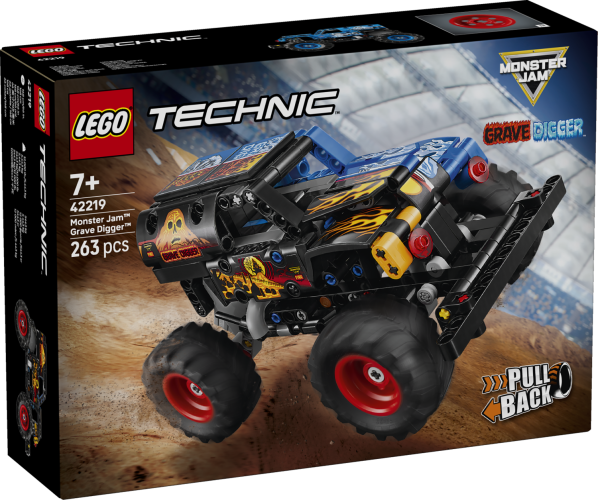 LEGO® Technic 42219 Monster Jam™ Grave Digger™ Feuer und Eis