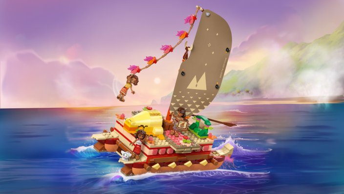 LEGO® Disney™ 43270 Canoa de Aventuras da Vaiana