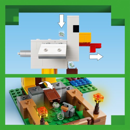 LEGO® Minecraft 21585 Hühnerfarm