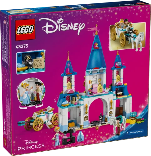 LEGO® Disney™ 43275 Castello e carrozza di Cenerentola