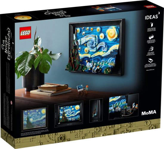 LEGO® Ideas 21333 Vincent van Gogh - Csillagos éj