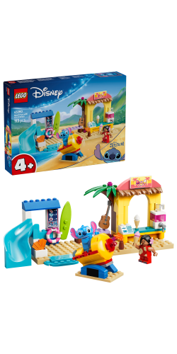 LEGO® │ Disney 43280 Zábava na pláži s Lilo a Stitchem