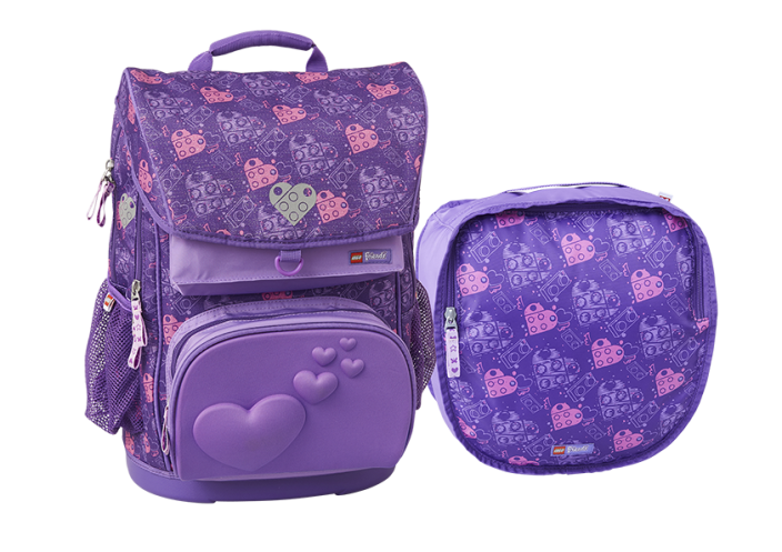 LEGO® Friends Hearts Maxi - sac d'école, ensemble de 2 pièces