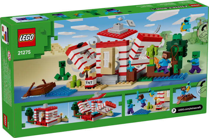 SET IT OFF (’97年 米) LEGO® Minecraft® 21275 Casa TNT din junglă | KITSTORE.cz