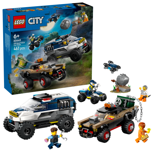 LEGO® City 60449 Verfolgungsjagd im Polizeigeländewagen
