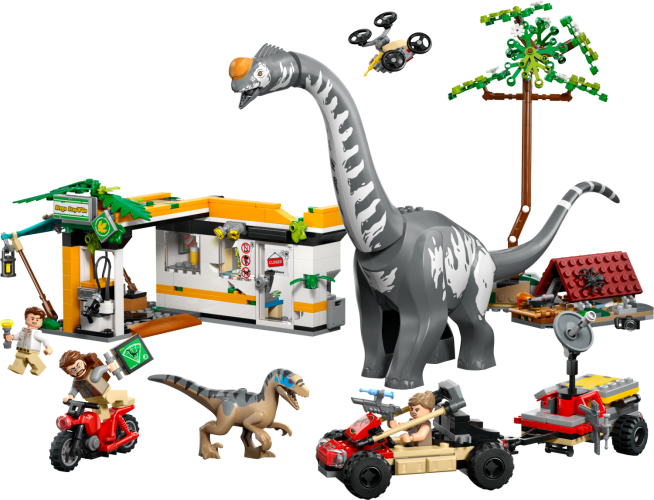 LEGO® Jurassic World 76973 Raptor & Titanosaurus: Große Fährtensuche