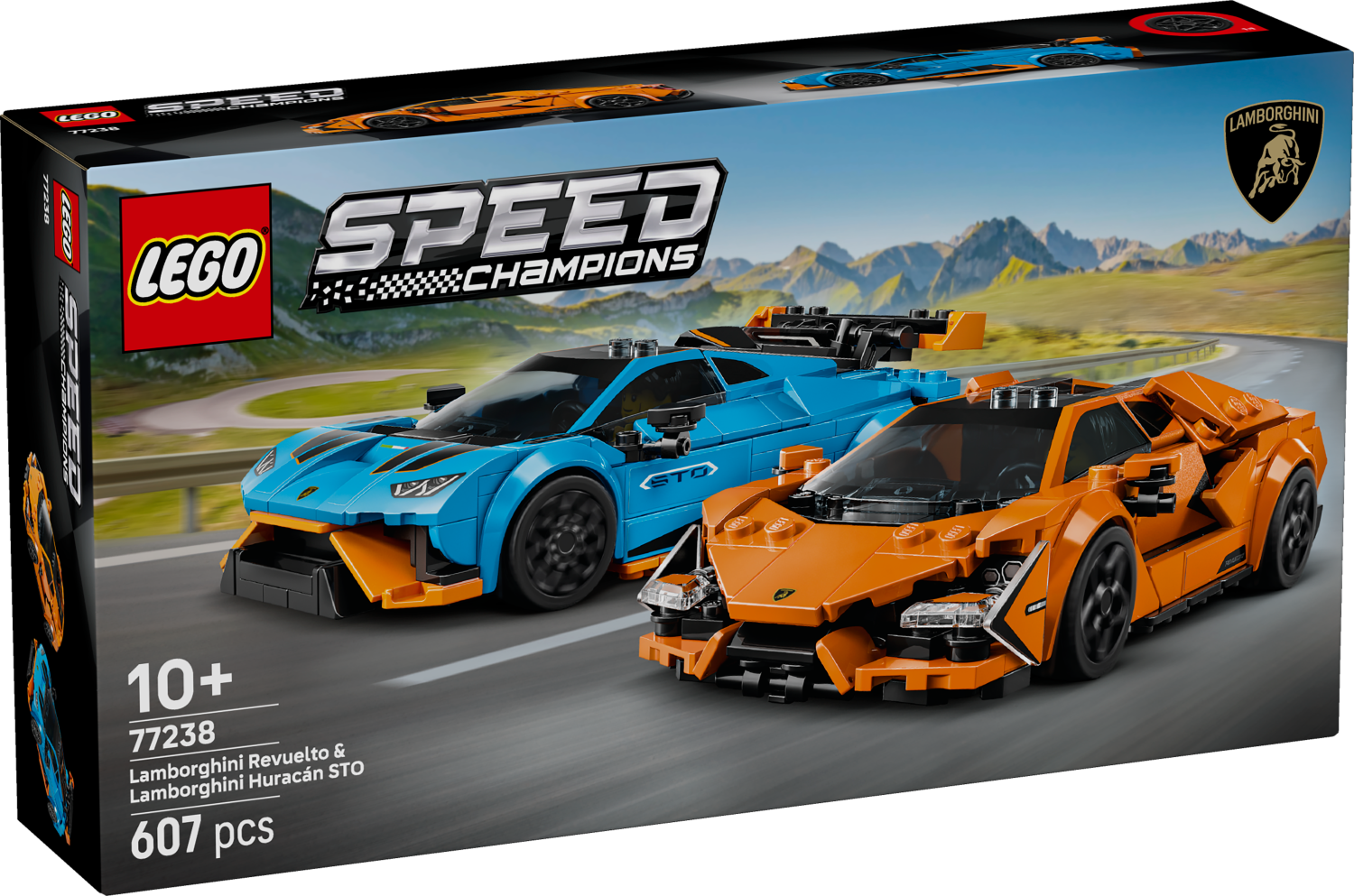 LEGO® Speed Champions 77238 Lamborghini Revuelto & Huracán STO