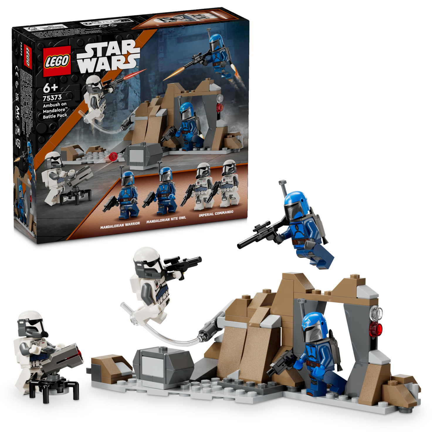 LEGO® Star Wars™ 75373 Pack de combat de l'embuscade sur Mandalore