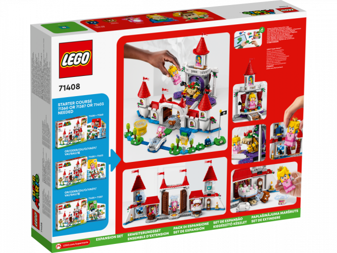 LEGO® Super Mario™ 71408 Ensemble d'extension Le château de Peach