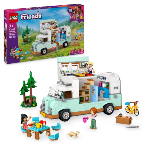 LEGO® Friends 42663 Aventura na Autocaravana da Amizade