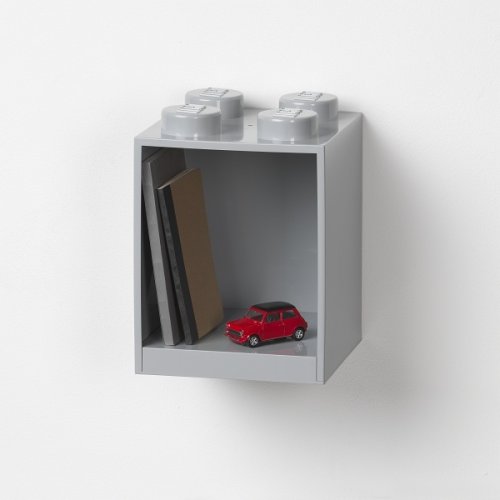LEGO® Brick 4 akasztós polc - szürke