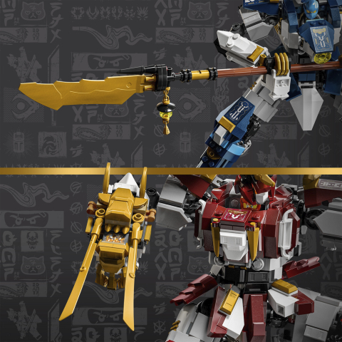 LEGO® Ninjago 71870 Die Zwillings-Titanmechs