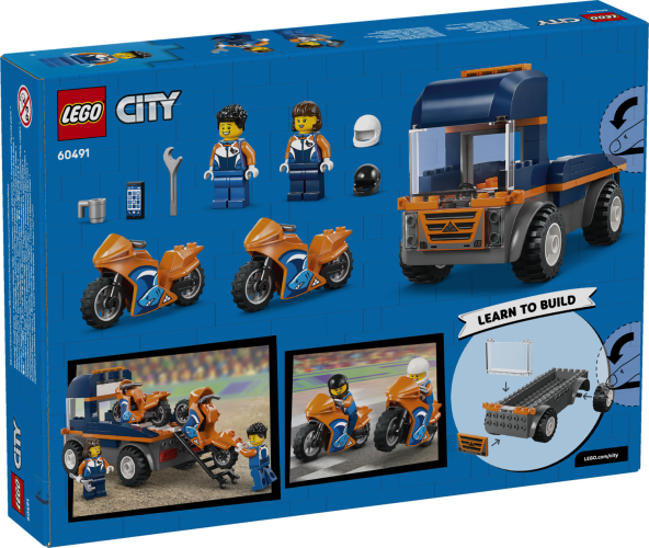 LEGO® City 60491 Transportwagen voor motoren