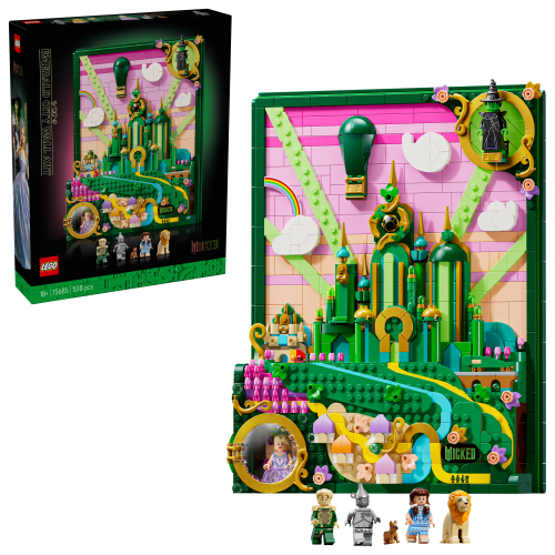 LEGO® Wicked 75685 Emerald City Wandkunst