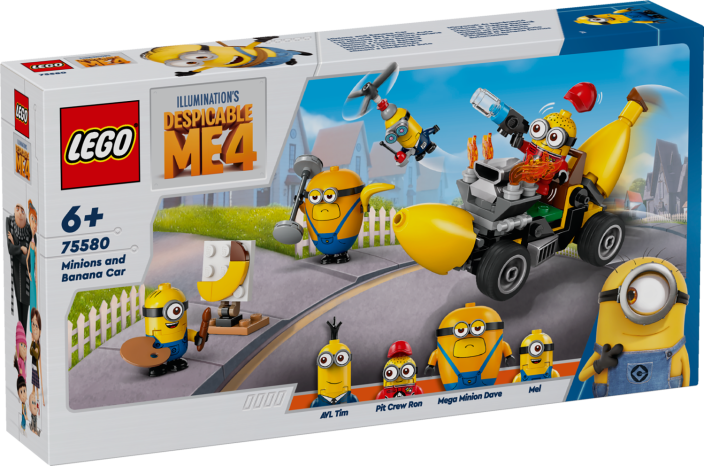 LEGO®  Despicable Me 4 75580 Minionki i bananowóz