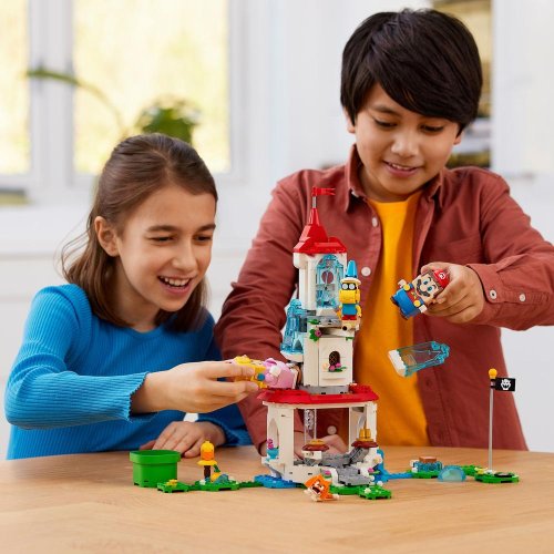 LEGO® Super Mario™ 71407 Katzen-Peach-Anzug und Eisturm – Erweiterungsset