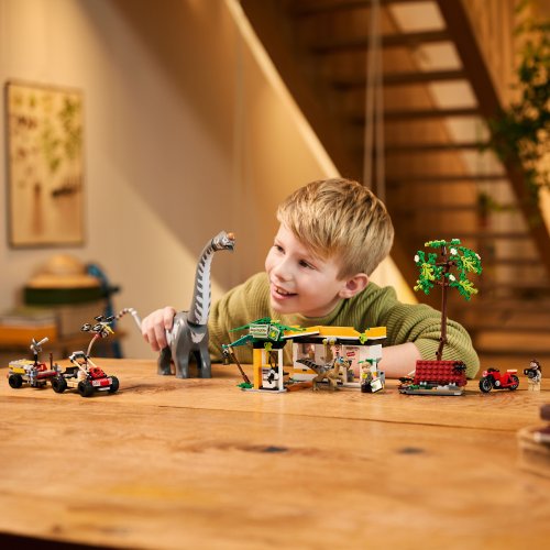 LEGO® Jurassic World 76973 Raptor & Titanosaurus: Große Fährtensuche