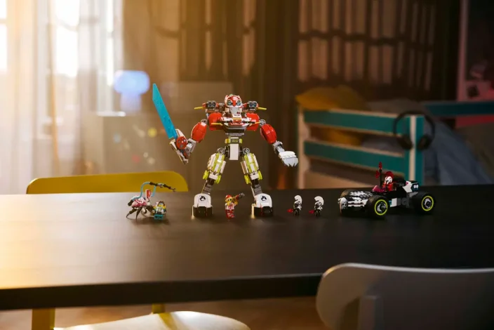 LEGO® DREAMZzz™ 71497 Cooper tigrisrobotja és Zero hot rod autója
