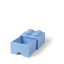 LEGO® Aufbewahrungsbox 4 mit Schublade - hellblau