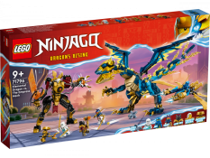 LEGO® Ninjago® 71796 Dragonul stihie vs. robotul împărătesei