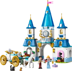 LEGO® Disney™ 43275 Assepoesters kasteel en paardenkoets