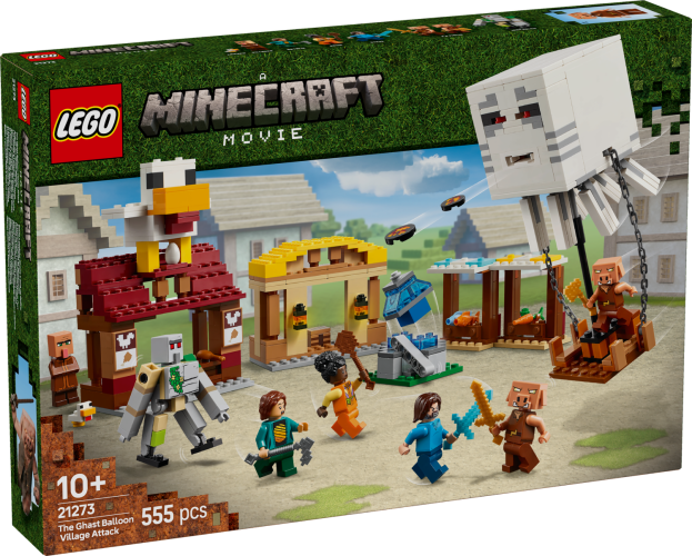 LEGO® Minecraft® 21273 Attacco al villaggio del Ghast-pallone