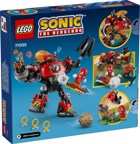 LEGO® Sonic the Hedgehog™ 77005 Knuckles vs. Dr. Eggman Egg Crusher robotja