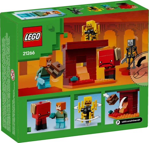 LEGO® Minecraft® 21266 Csata az alvilági lávatónál
