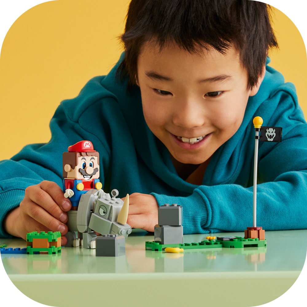 LEGO® Super Mario™ 71420 Nosorożec Rambi — zestaw