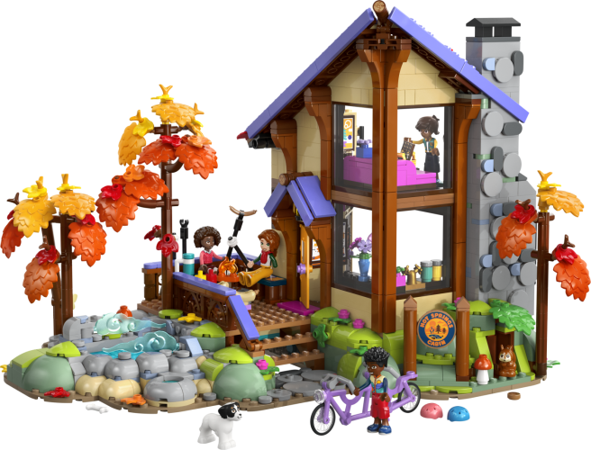 LEGO® Friends 42705 Gezellige boshut in de herfst