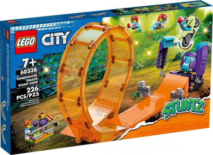 LEGO® City 60338 Le looping du chimpanzé cogneur
