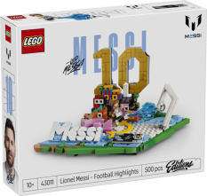 LEGO® Editions 43011 Lionel Messi – A futball legjobb pillanatai