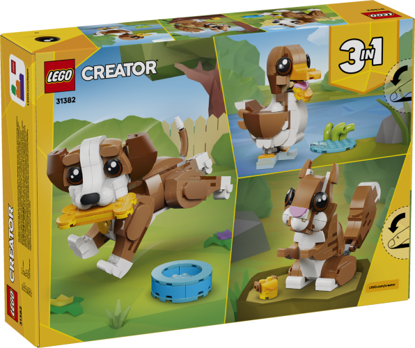 LEGO® Creator 31382 Les adorables animaux : le chiot joueur
