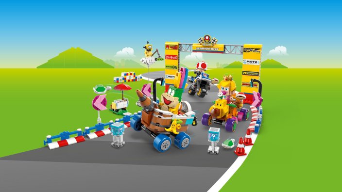 LEGO® Super Mario™ 72036 Mario Kart™ - Bébé Peach et ensemble de grand prix