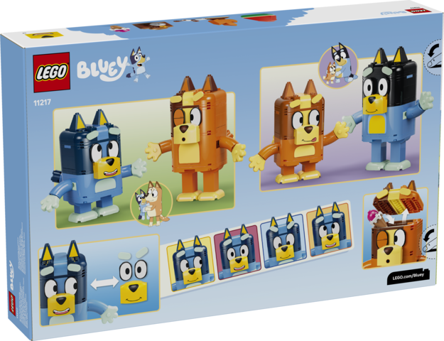 LEGO® Bluey 11217 Família da Bluey Construída com Peças