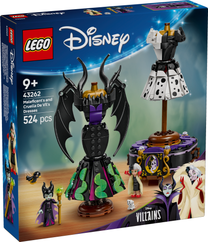 LEGO® Disney™ 43262 Les robes de Maléfique et Cruella D’Enfer