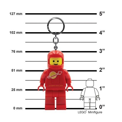 LEGO® Spaceman Kosmonaut Rot Leuchtfigur (HT)