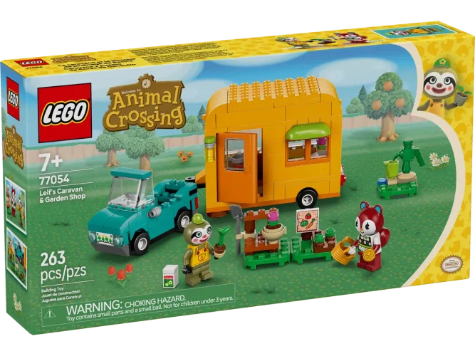 LEGO® Animal Crossing™ 77054 Caravane et stand de jardinage de Racine