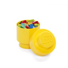 LEGO® Scatola portaoggetti rotonda 123 x 183 mm - giallo
