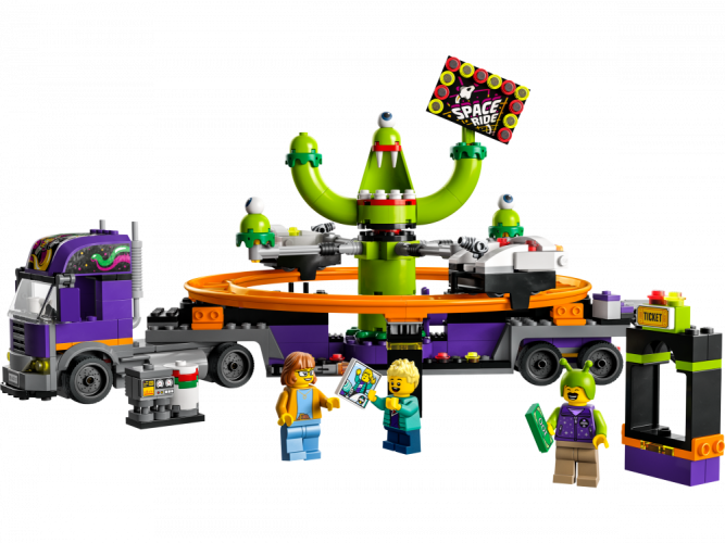LEGO® City 60313 LKW mit Weltraumkarussell