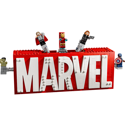LEGO® Marvel 76313 Logótipo MARVEL e Minifiguras