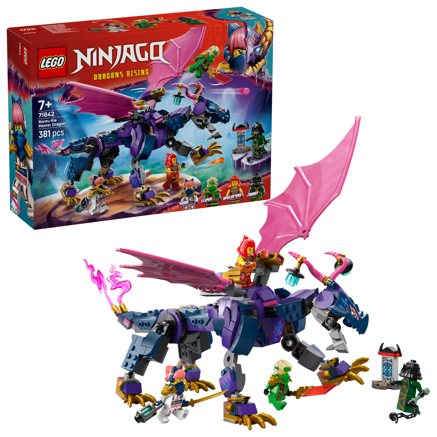 レゴで作ったドラゴン LEGO® Ninjago 71842 マスタードラゴン・ロンツー | KITSTORE.cz