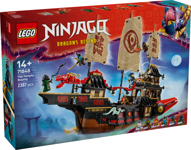 LEGO® Ninjago 71848 Der Tempel-Flugsegler