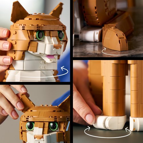 LEGO® Ideas 21376 Orangefarbene Katze