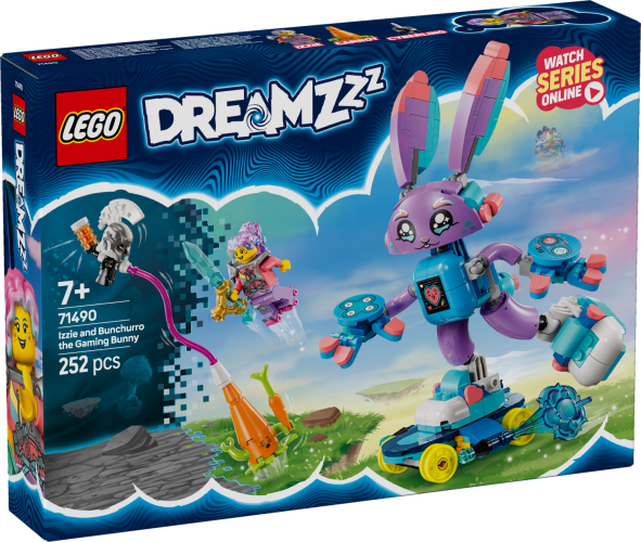 LEGO® DREAMZzz™ 71490 Izzie i gamerski Bunchu