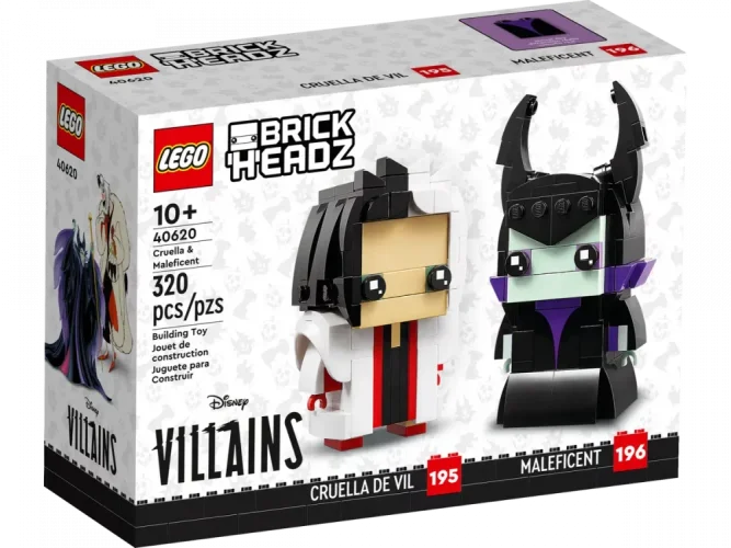 LEGO® BrickHeadz 40620 Cruella & Maleficent