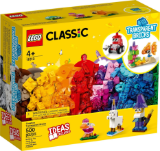 LEGO® Classic 11013 Průhledné kreativní kostky