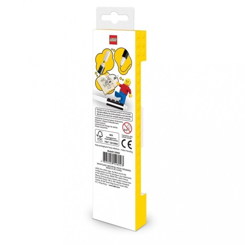 LEGO® Stylo gel avec minifigure, rouge - 1 pc