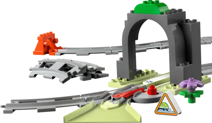 LEGO® DUPLO® 10425 Vonatalagút és sínek kiegészítő szett