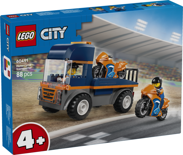 LEGO® City 60491 Transportwagen voor motoren